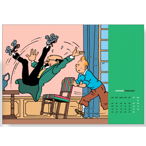 2026 Tintin Desk Diary - Image 3